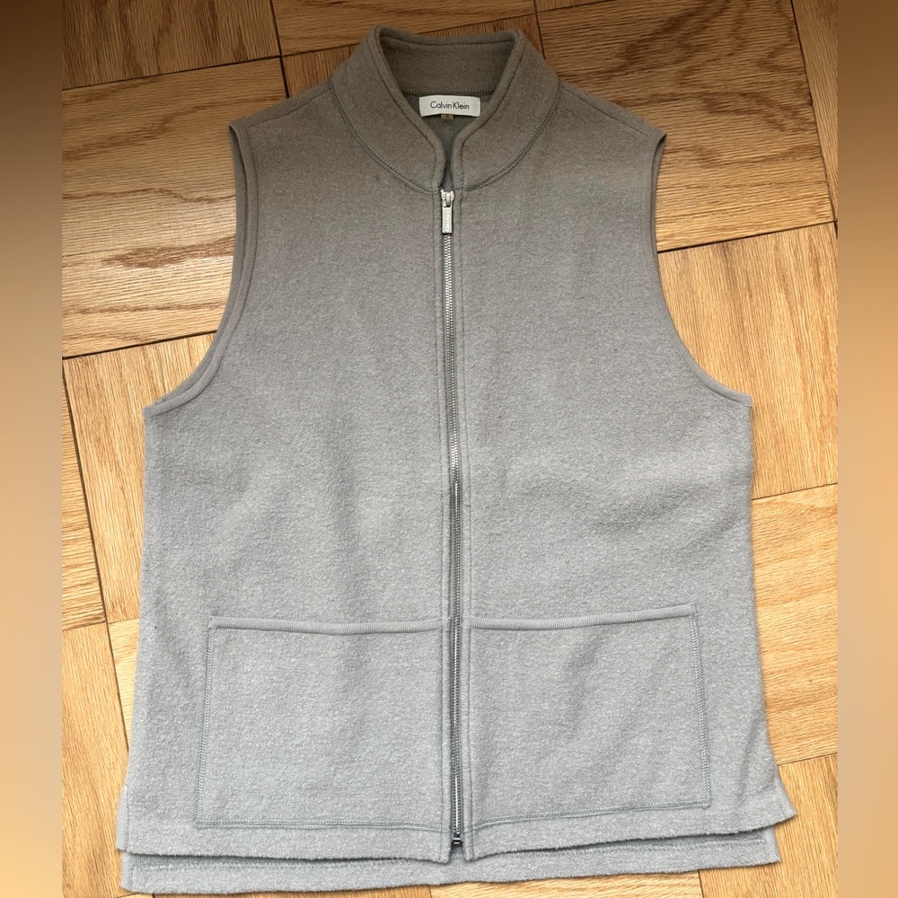 Calvin Klein Zipper Vest - Grey